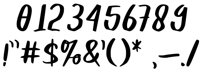 Silly Patrick Font OTHER CHARS