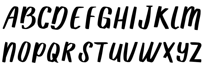 Silly Patrick Font UPPERCASE