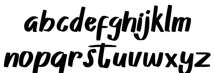 Silly Patrick Font LOWERCASE