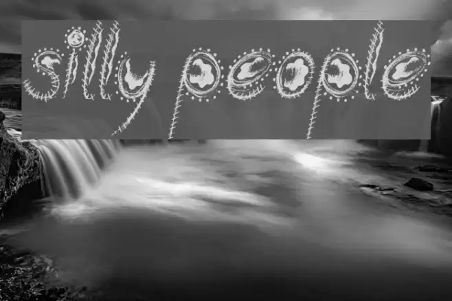 Silly People Font examples