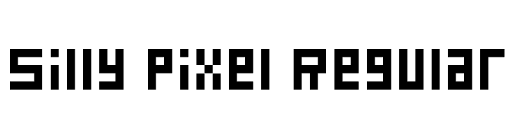 Silly Pixel Regular  Frei Schriftart Herunterladen
