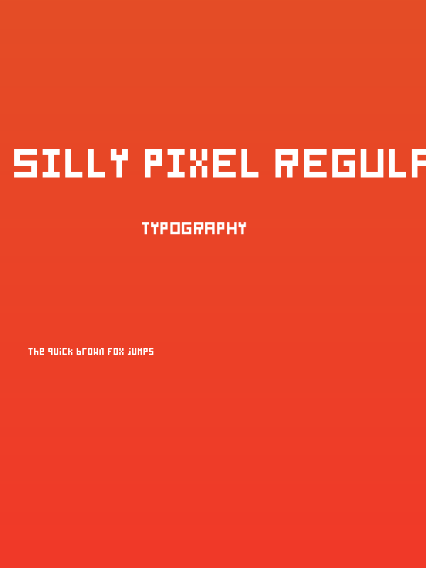 Silly Pixel Regular Poster