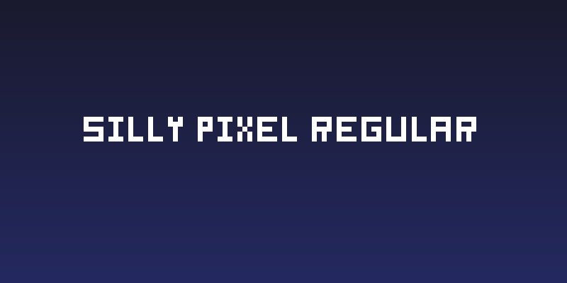 Silly Pixel Regular Social Header