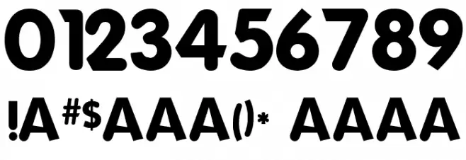 Silly-Poo-Poo Font OTHER CHARS