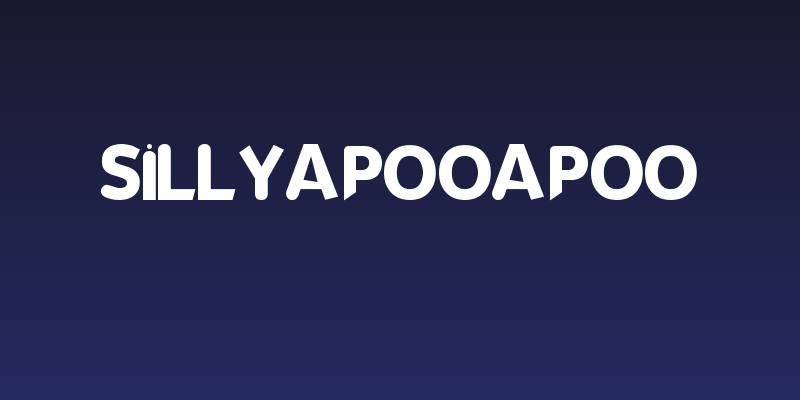 Silly-Poo-Poo Social Header