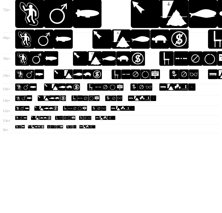 Silly Symbology JL Waterfall