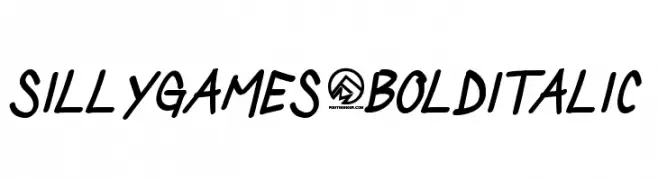 SillyGames-BoldItalic  Frei Schriftart Herunterladen