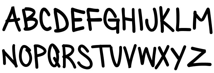 SillyGames-Bold Font LOWERCASE