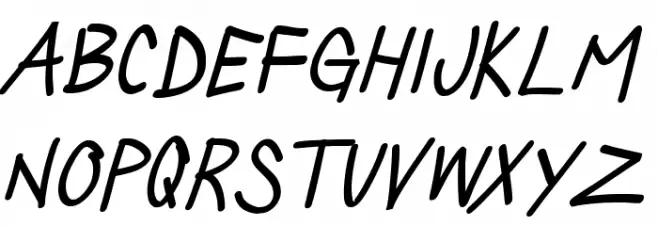 SillyGames-Italic Polices MAJUSCULES