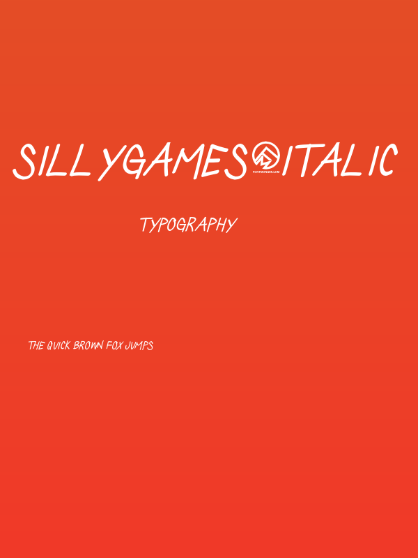 SillyGames-Italic Poster