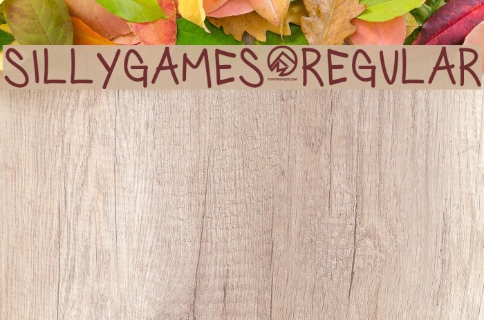 SillyGames-Regular Font examples