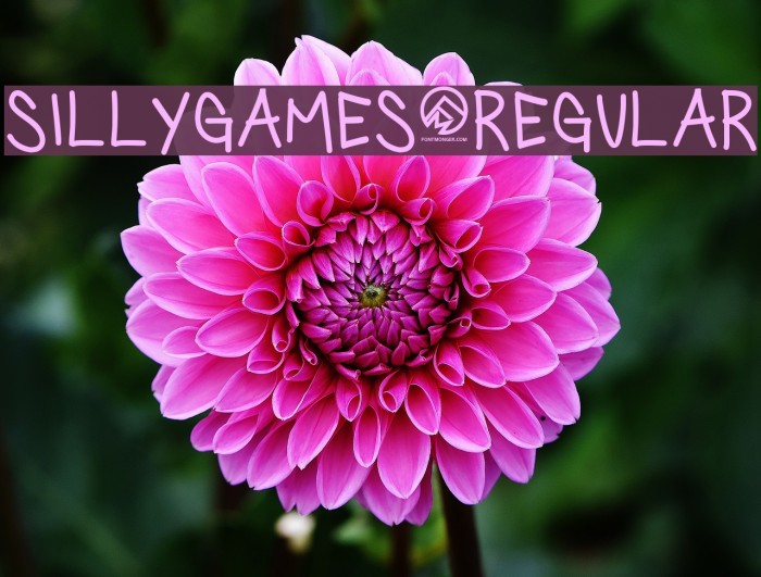 SillyGames-Regular Font examples
