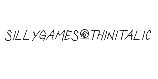 SillyGames-ThinItalic Logo