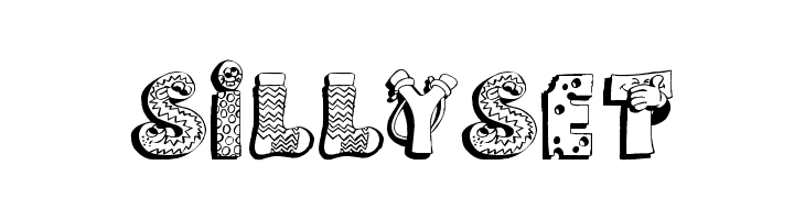 SillySet  Скачать бесплатные шрифты