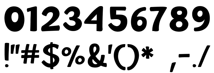 SillySummer Font OTHER CHARS