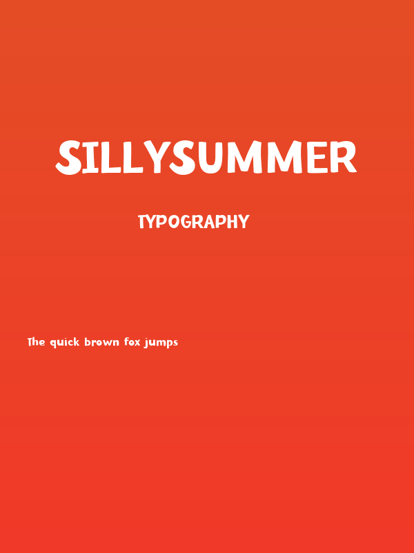 SillySummer Poster