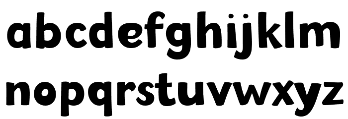 SillySummer Font LOWERCASE