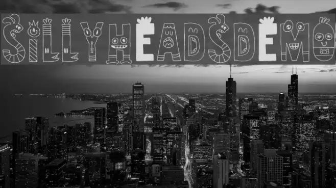SillyheadsDEMO Font examples