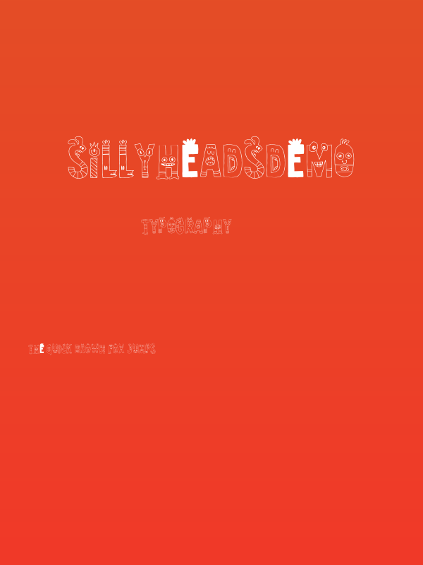SillyheadsDEMO Poster