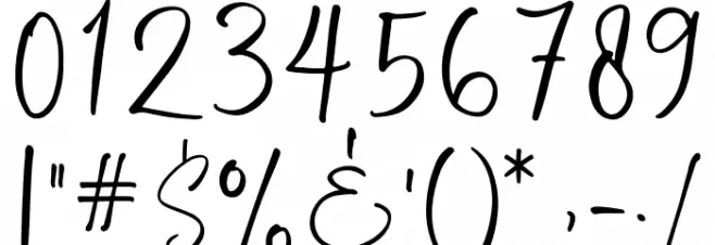 Silmastin Font OTHER CHARS