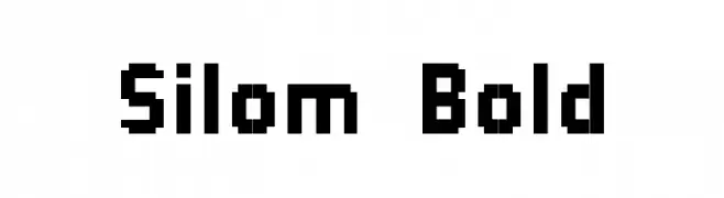 Silom Bold  フリーフォントのダウンロード
