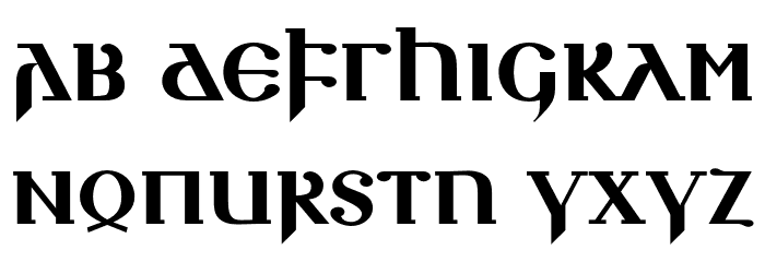 Silubr Font LOWERCASE