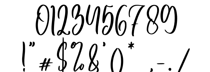 Siluetta Font OTHER CHARS