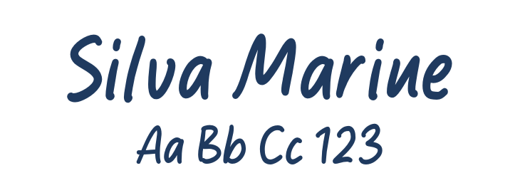 Silva Marine Font Preview
