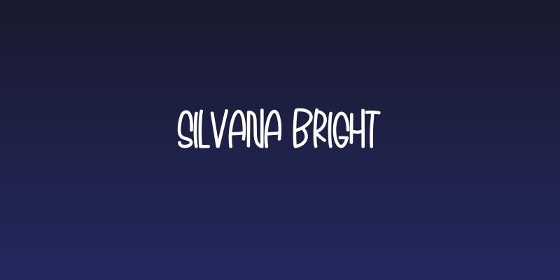 Silvana Bright Social Header