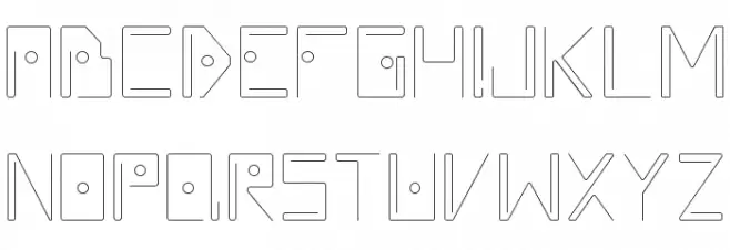 Silvent 字体 大写