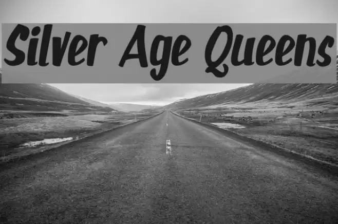 Silver Age Queens Font examples