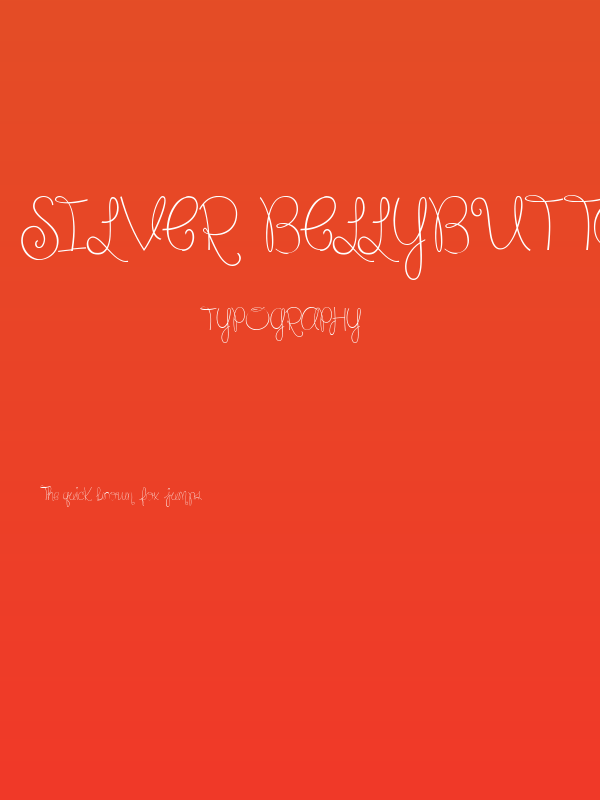 Silver Bellybutton Ring Reg Poster