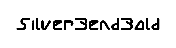 Silver Bend Bold  font caratteri gratis