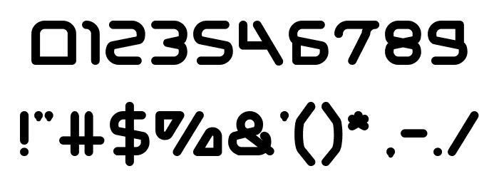 Silver Bend Bold Font OTHER CHARS