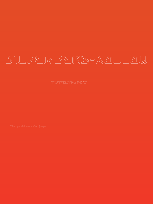 Silver Bend-Hollow Poster