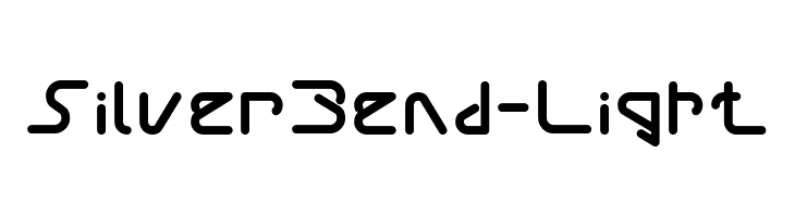 Silver Bend-Light  font caratteri gratis