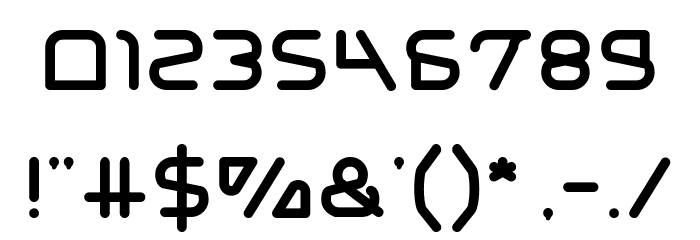 Silver Bend-Light Font OTHER CHARS