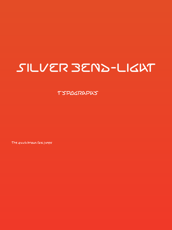 Silver Bend-Light Poster