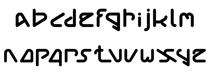 Silver Bend-Light Font LOWERCASE