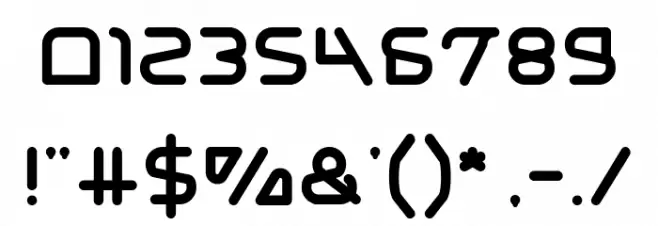 Silver Bend Font OTHER CHARS