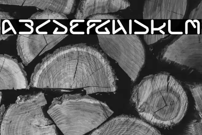 Silver Bend Font examples