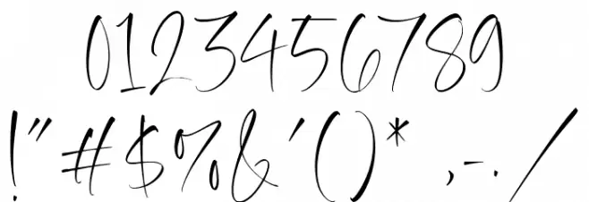 Silver Brighter Font OTHER CHARS