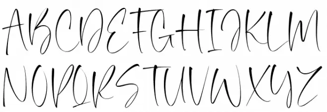 Silver Brighter Schriftart Groß