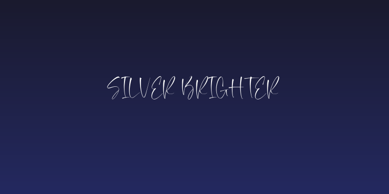 Silver Brighter Social Header