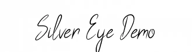 Silver Eye Demo  免费字体下载