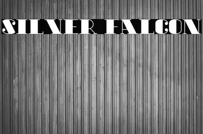 Silver Falcon Font examples