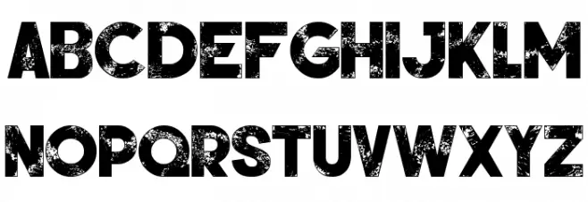 Silver Forte Grunge Grunge 字体 大写