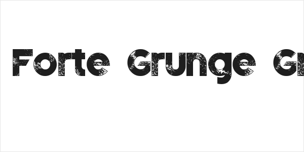 Silver Forte Grunge Grunge Logo