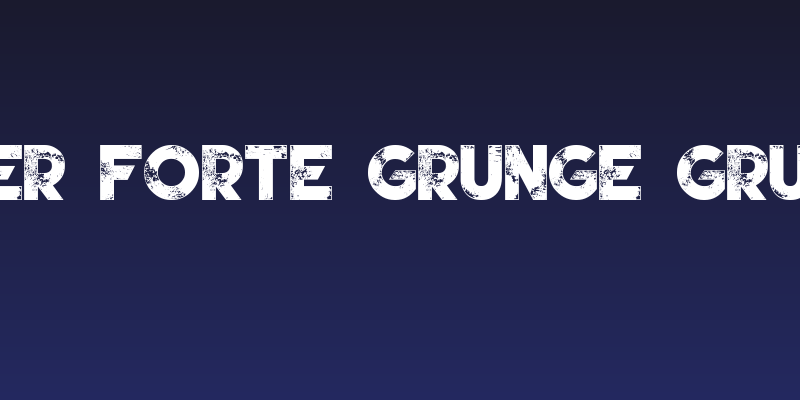 Silver Forte Grunge Grunge Social Header