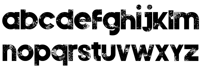 Silver Forte Grunge Grunge Font LOWERCASE